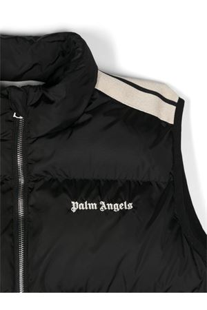 black polyester gilet PALM ANGELS KIDS | PBEJ003F24FAB0011003